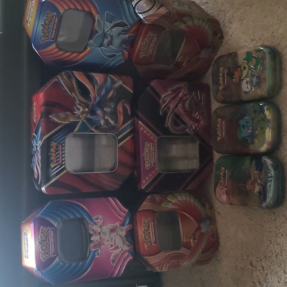 Pokemon Empty Tins